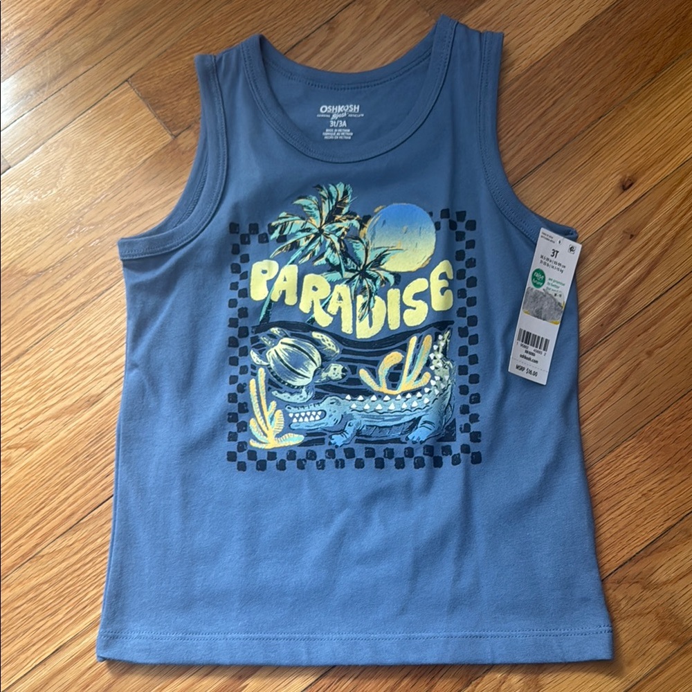 Champion Kids Blue Paradise Tank Top